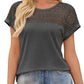 Amazon- Lace Crewneck Top (several colors)