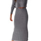 Amazon -Women's 2 piece Rib Knit Maxi Dress (many colors)