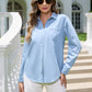 Amazon-Chambray Long Sleeve Button Down Tops (several colors)