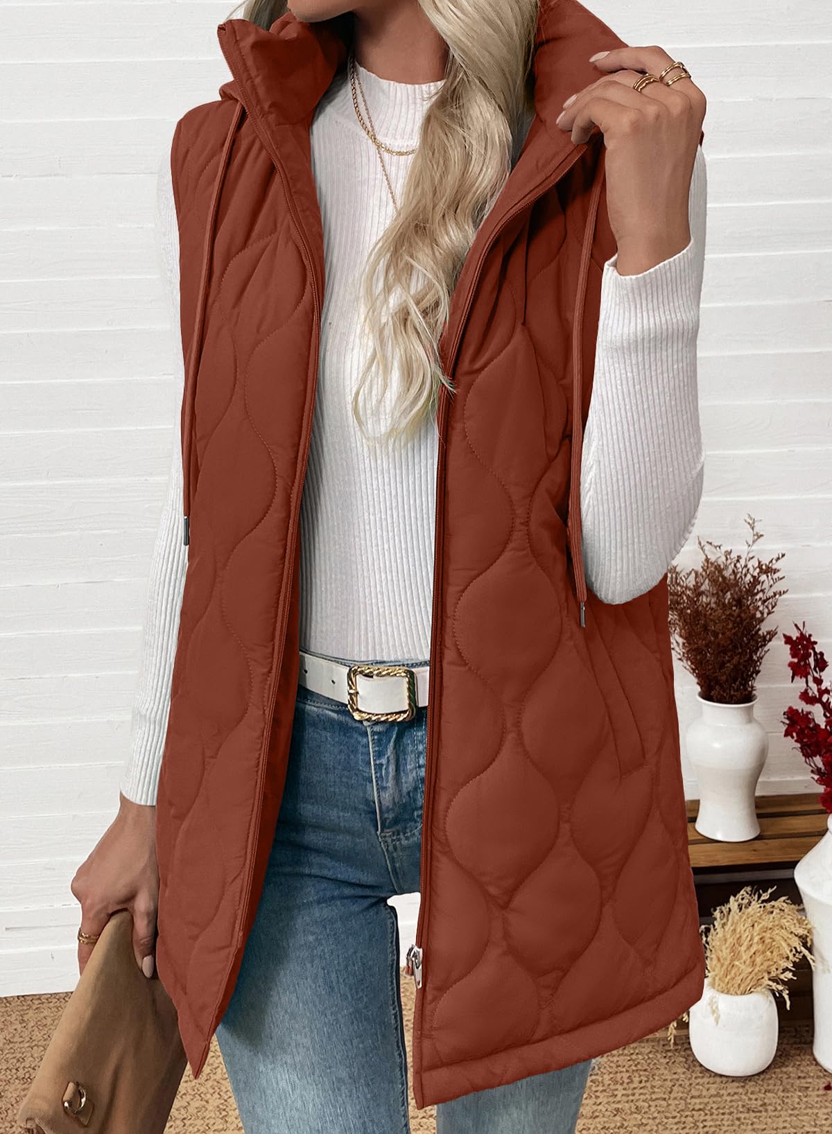 Amazon-Long Puffer Vest (more colors)