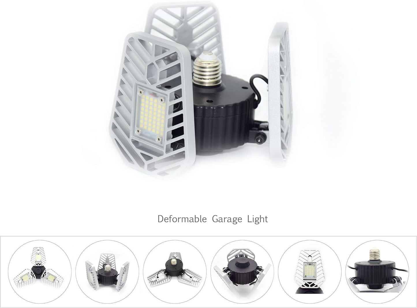 Amazon-2-Pack LED Garage Lights, 6500Lumens