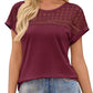 Amazon- Lace Crewneck Top (several colors)