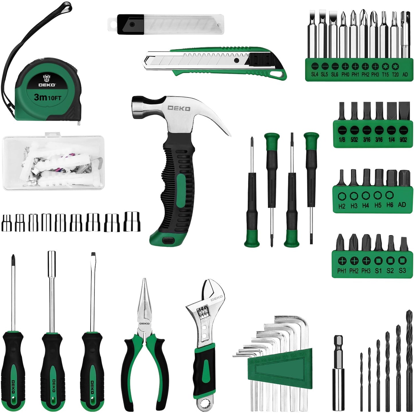 Amazon-Tool kit with 12V Cordless Drill Set