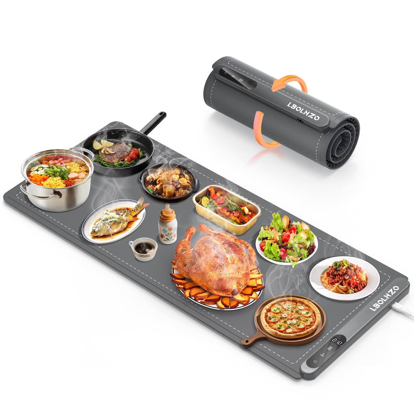 Amazon-Warming Mat For Food Extra Large 36"x16"