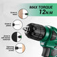 Amazon-Tool kit with 12V Cordless Drill Set
