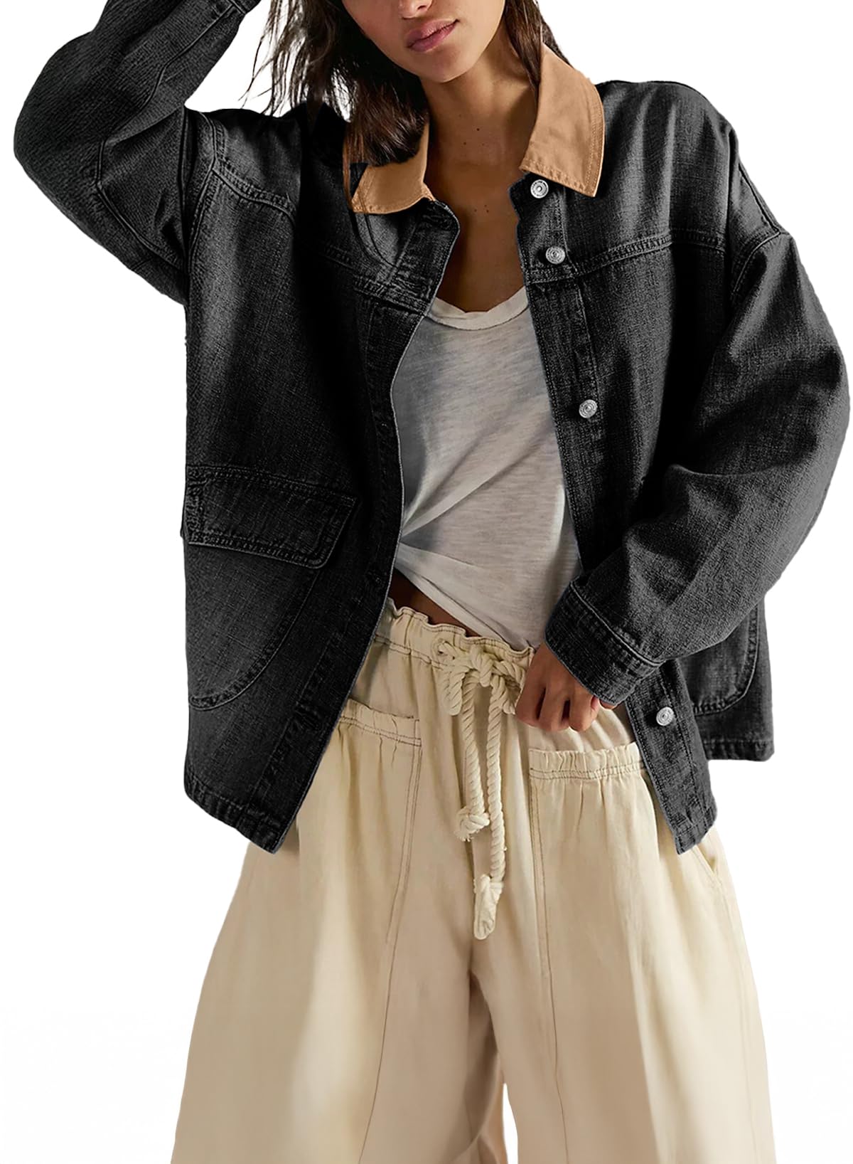 Amazon-Boyfriend Denim Barn Jacket (more colors)