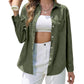 Amazon-Chambray Long Sleeve Button Down Tops (several colors)