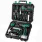 Amazon-Tool kit with 12V Cordless Drill Set