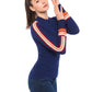Amazon- Fair Isle Trim Long Sleeve Sweater (more colors)
