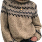 Amazon-Knitted Fair Isle Sweater (Several Colors)