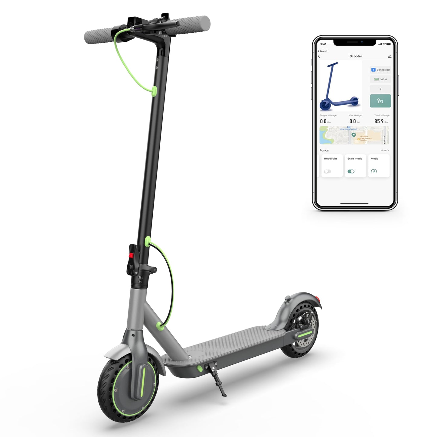 Amazon-Electric Scooter for Adults- 8.5"/10''/14''