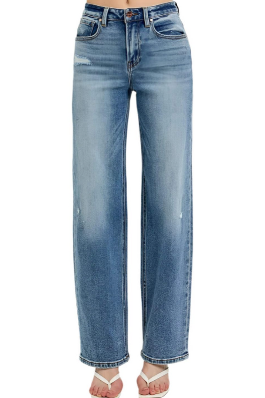 Amazon-Risen Jeans - High Rise Wide Leg Baggy Jeans