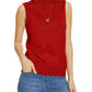 Amazon-Sleeveless Knit Mock Neck (more colors)