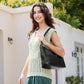 Amazon-Leather Hobo Handbag(Several Colors)