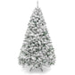 Amazon-Artificial Flocked Christmas Tree (5 sizes)