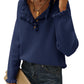 Amazon: Button Down Ruffle Sweater (Several Colors)