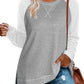 Amazon-Mixed Fabric Top (several colors)