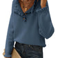 Amazon: Button Down Ruffle Sweater (Several Colors)