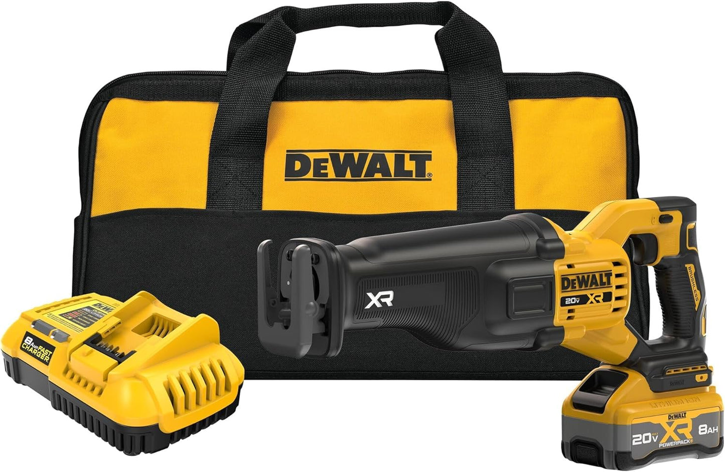 Amazon-DEWALT 20V MAX XR Cordless Reciprocating Saw Kit