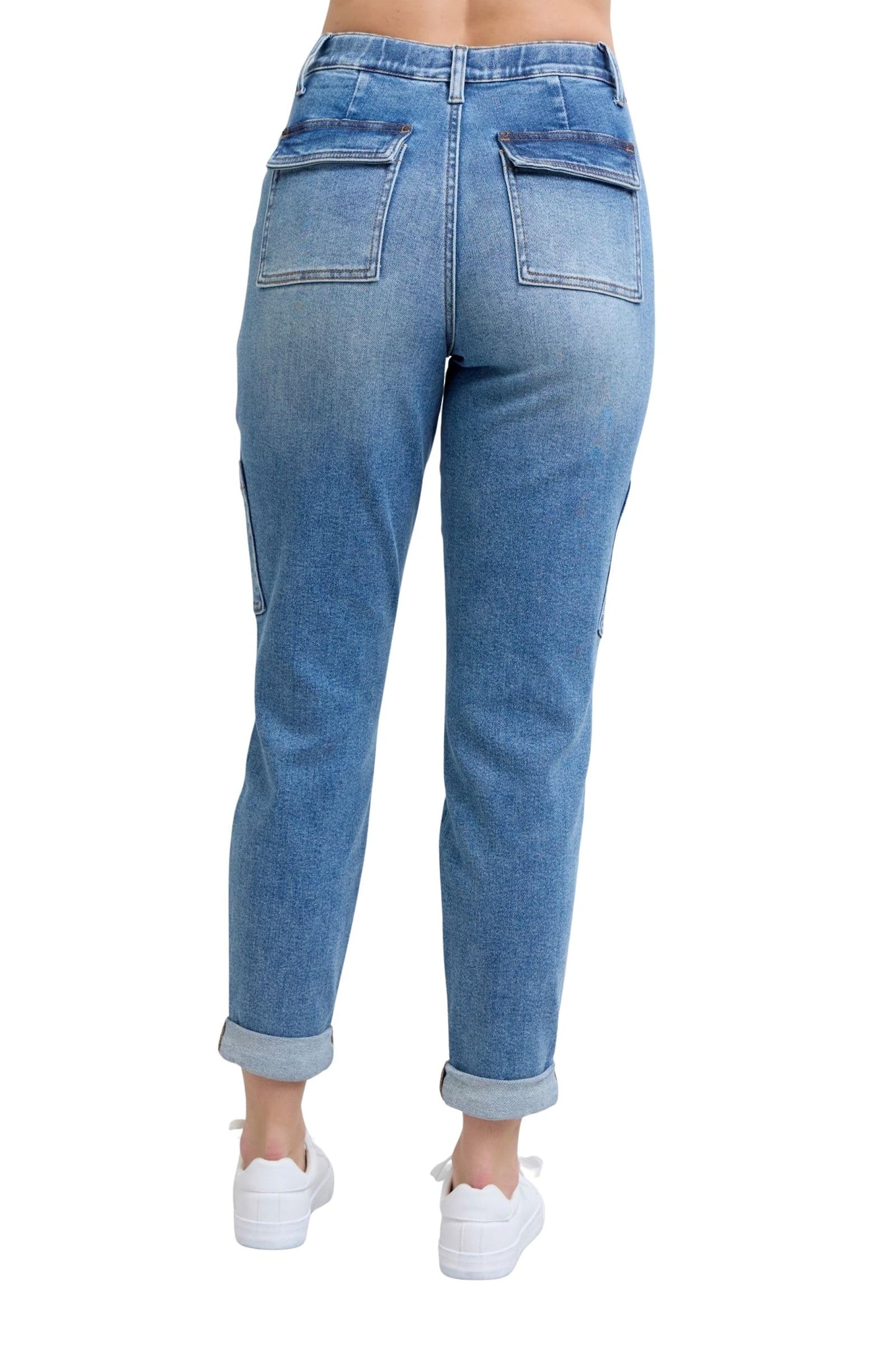 Amazon-Judy Blue Women's Cargo Jogger Denim Jeans