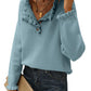 Amazon: Button Down Ruffle Sweater (Several Colors)