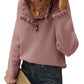 Amazon: Button Down Ruffle Sweater (Several Colors)