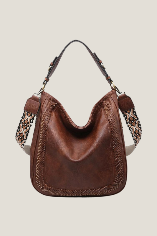 Aris Whipstitch Hobo Crossbody