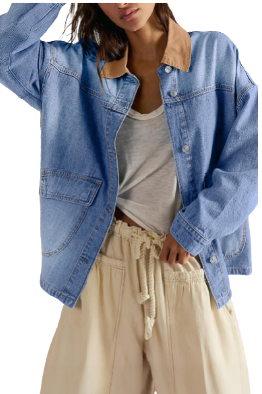 Amazon-Boyfriend Denim Barn Jacket (more colors)