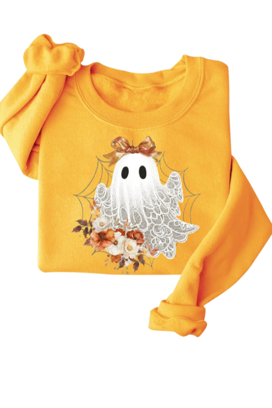 Amazon-Halloween Lace Ghost Sweatshirt (more colors)