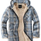 Amazon-Plaid Hooded Jackets Sherpa Lined Hoodies (more colors)