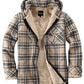 Amazon-Plaid Hooded Jackets Sherpa Lined Hoodies (more colors)
