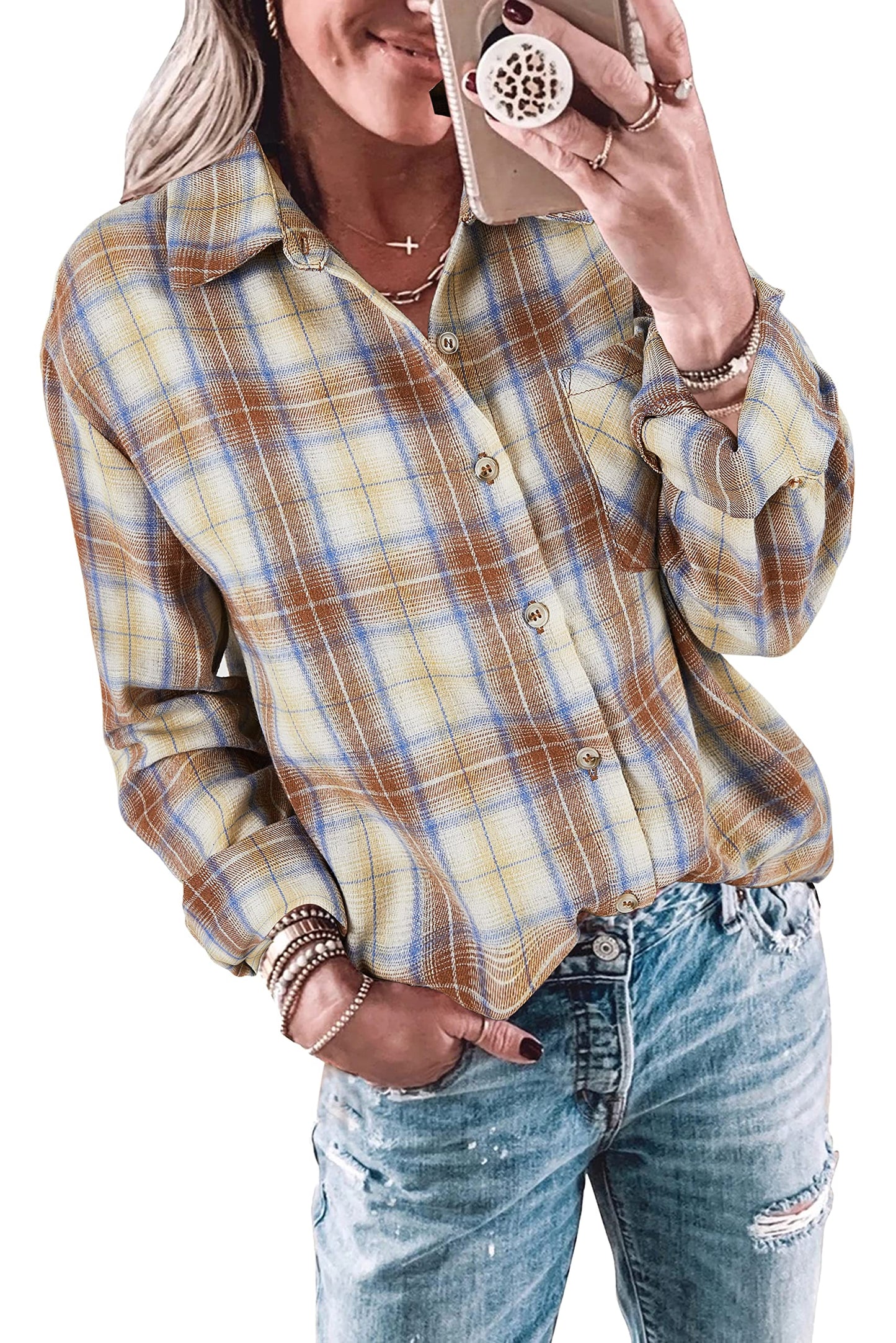 Amazon- Plaid Flannel Shirt (Several colors)