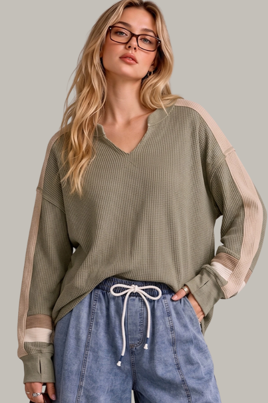 The LuLu Color Block Top