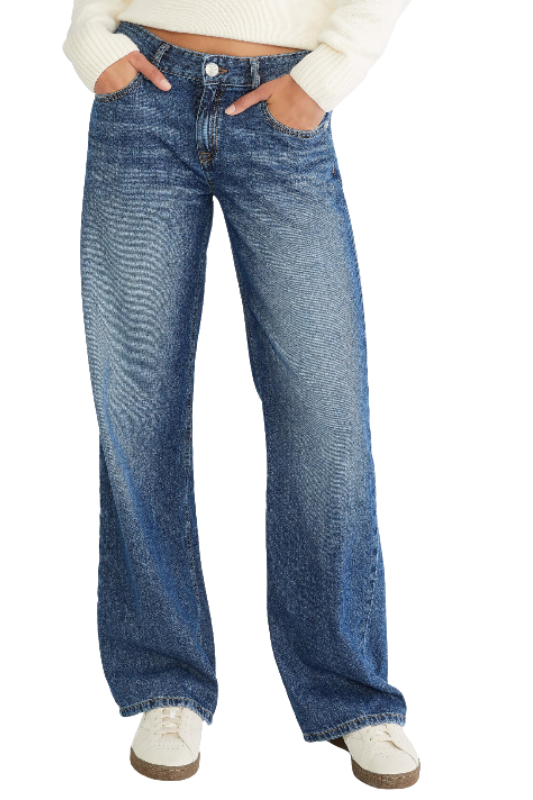 Amazon- AEROPOSTALE Women's Low-Rise Baggy Wide-Leg Jean