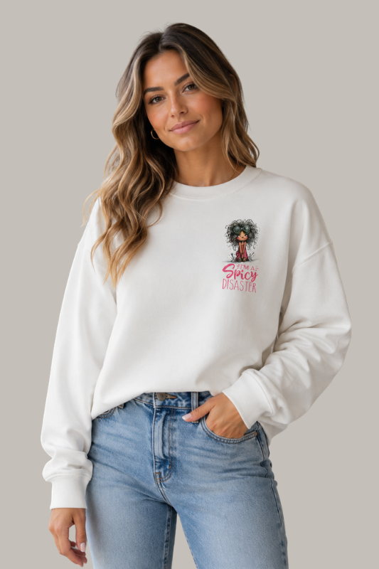 Spicy Disaster Girl Sweatshirt