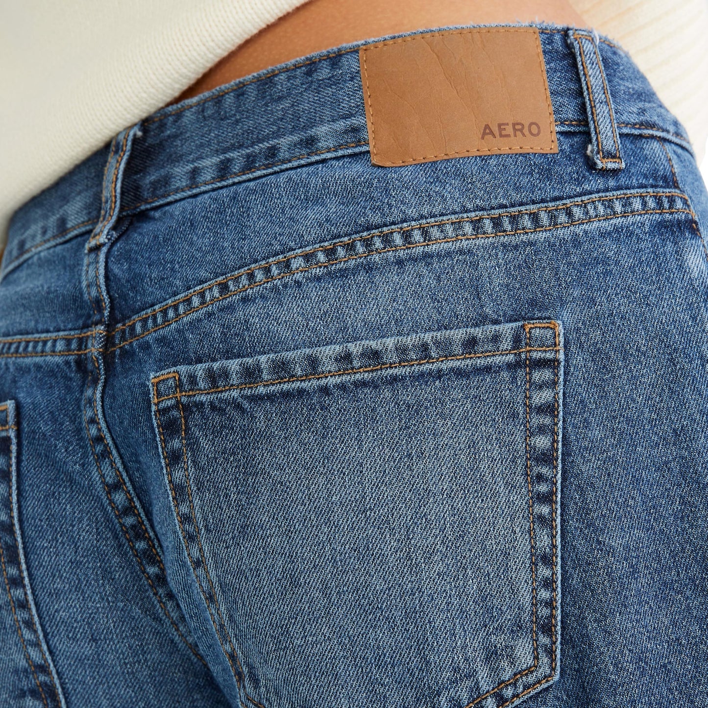 Amazon- AEROPOSTALE Women's Low-Rise Baggy Wide-Leg Jean