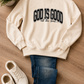 God Is Good Mock Neck Sweatshirt