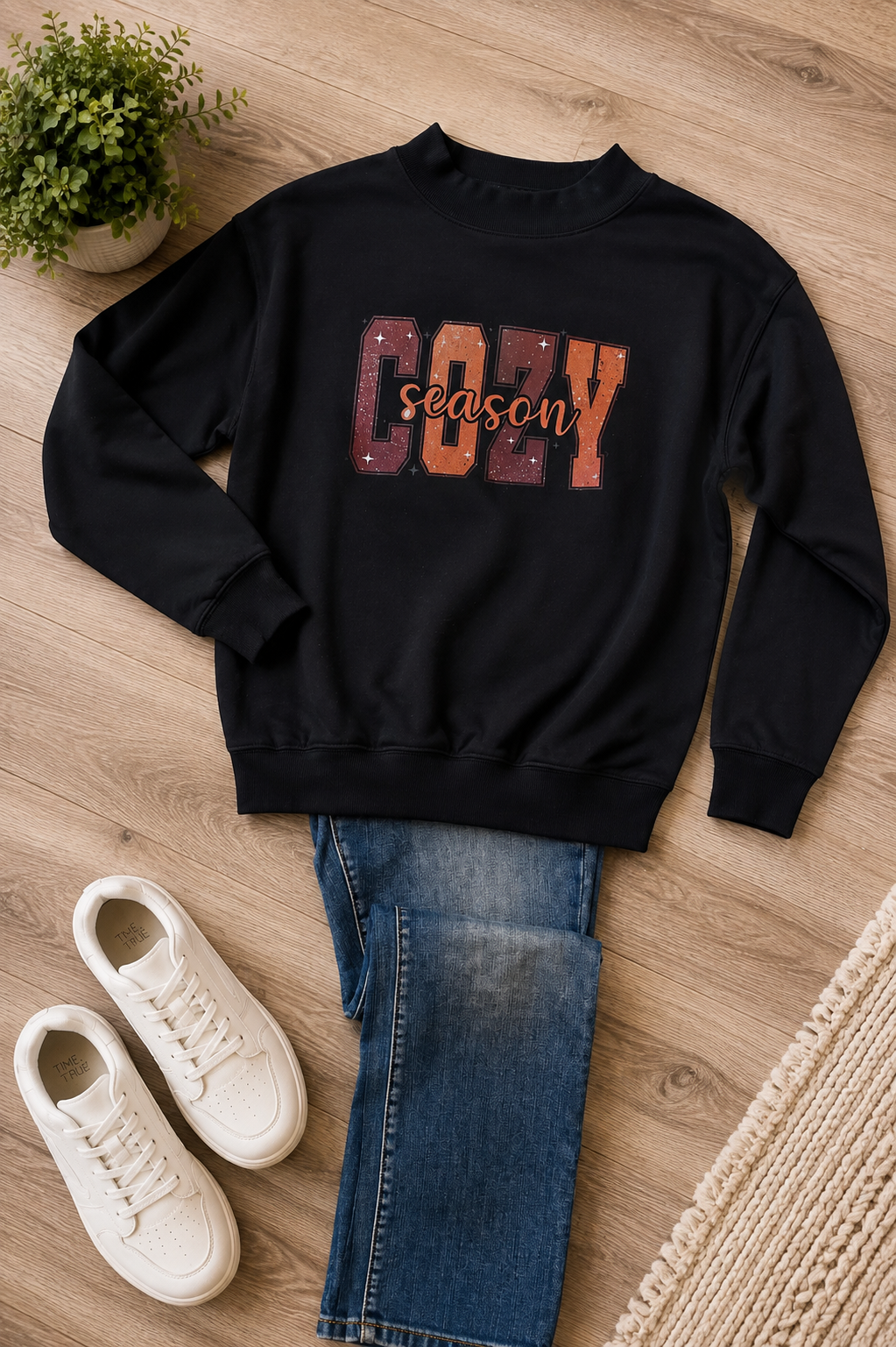Cozy Season Mock Neck Sweatshirt
