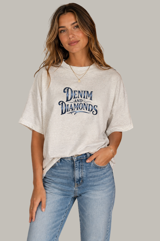 Denim and Diamonds T Shirt