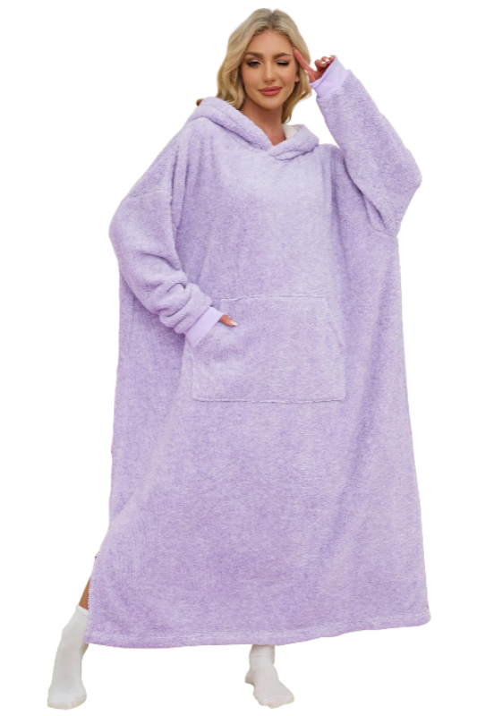 Amazon-Snuggy Hooded Blanket for Adult