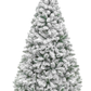 Amazon-Artificial Flocked Christmas Tree (5 sizes)