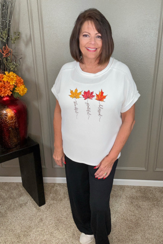 Fall Ribbed Top