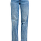Amazon-Judy Blue Mid Rise Tummy Control Vintage Wash Straight Jeans
