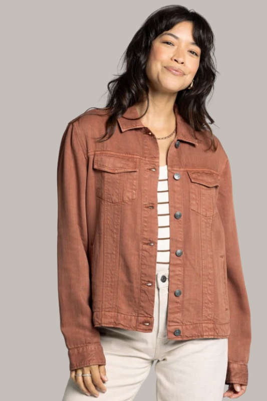 THREAD & SUPPLY: Jackie Jacket (Rustic Brown)