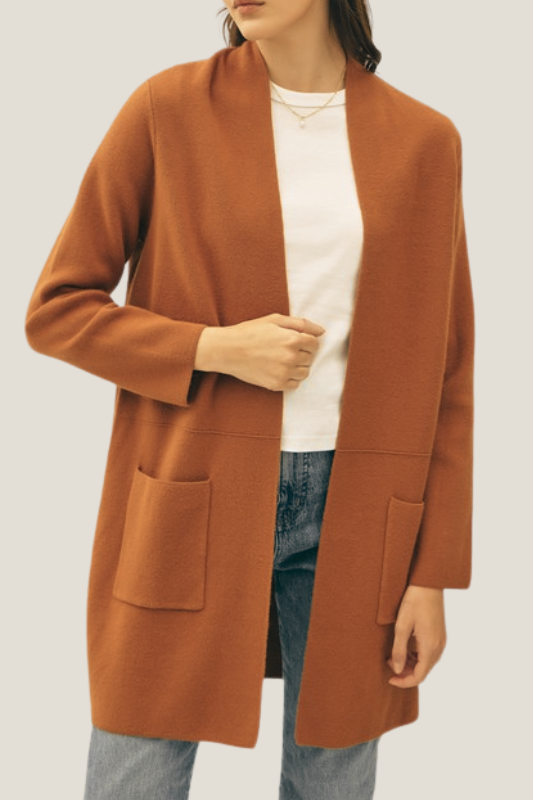 Juliet Sweater Cardigan (Caramel)