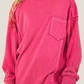 Soft and Cozy Sweatshirt (Hot Pink)